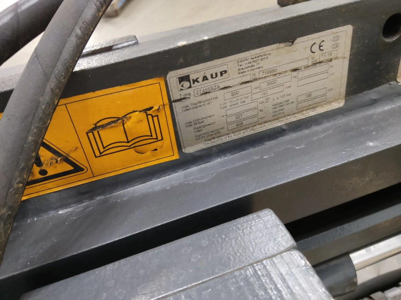 Kaup 2T466B2A - Dodatak za Oprema za rukovanje materijalima: slika 2 Kaup 2T466B2A - Dodatak za Oprema za rukovanje materijalima: slika 2