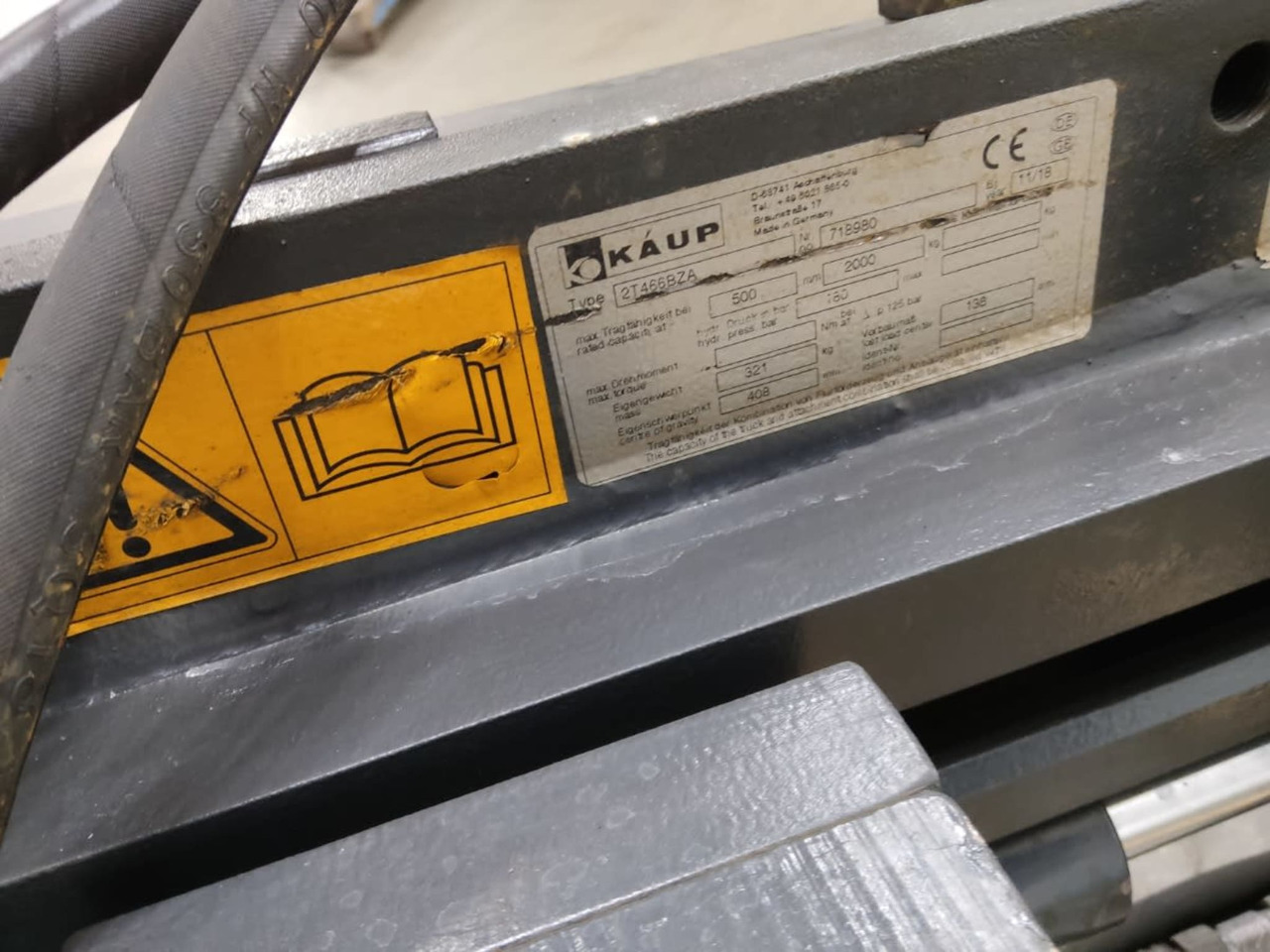 Kaup 2T466B2A - Dodatak za Oprema za rukovanje materijalima: slika 2 Kaup 2T466B2A - Dodatak za Oprema za rukovanje materijalima: slika 2