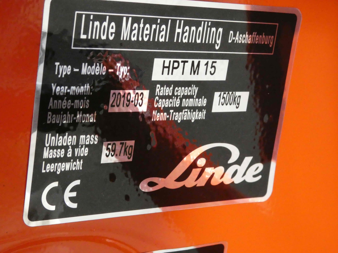 Linde 8x HPTM15/565mm - Kolica za palete: slika 2 Linde 8x HPTM15/565mm - Kolica za palete: slika 2