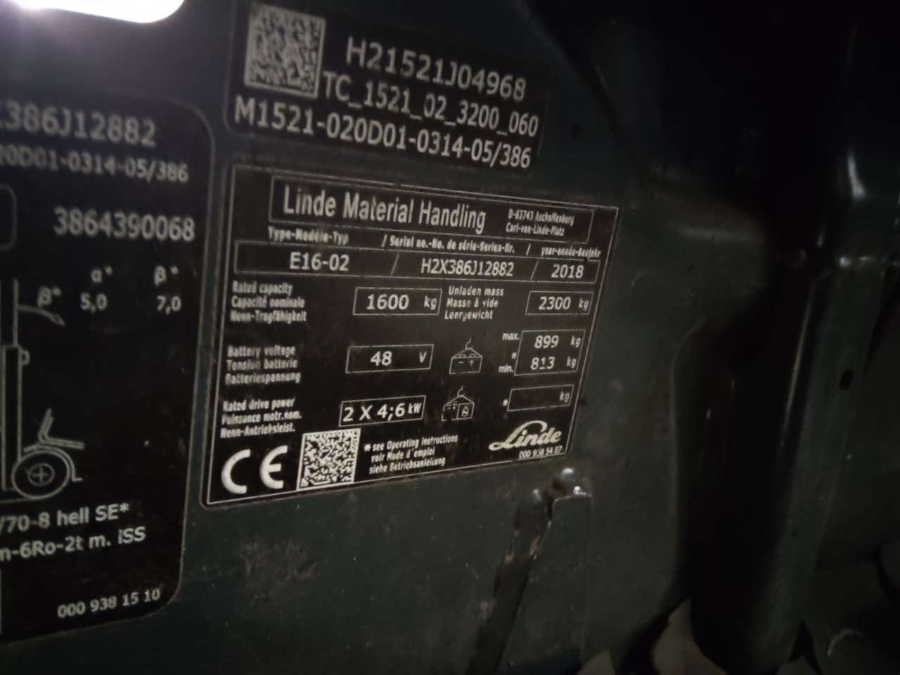 Linde E16-02 - Električni viljuškar: slika 2 Linde E16-02 - Električni viljuškar: slika 2