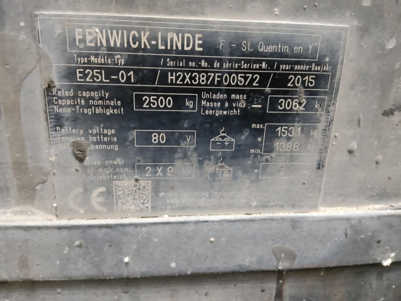 Linde E25L-01 - Električni viljuškar: slika 2 Linde E25L-01 - Električni viljuškar: slika 2