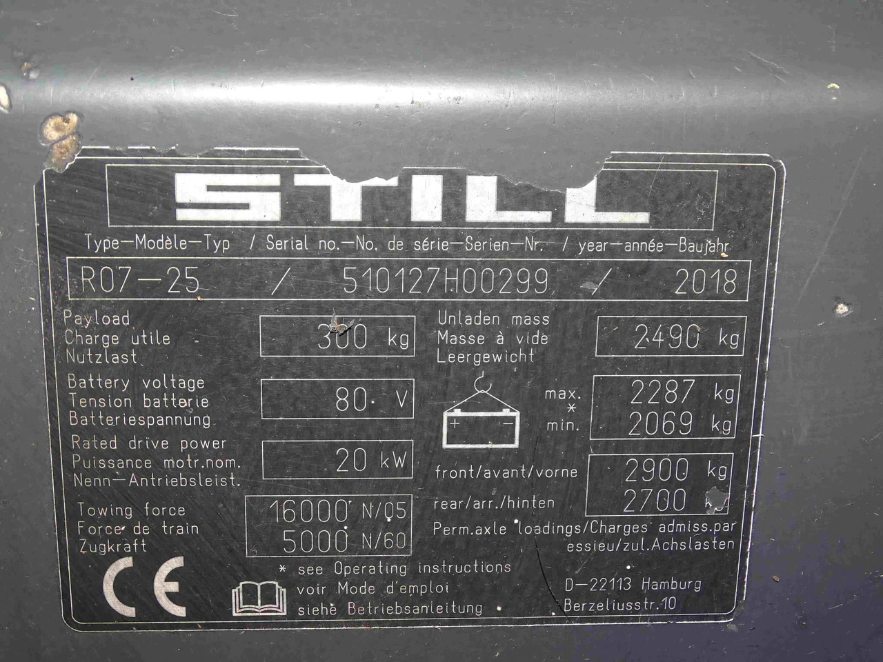 STILL R07-25 - Vučno vozilo: slika 2 STILL R07-25 - Vučno vozilo: slika 2