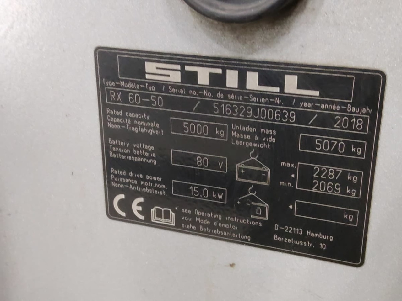 STILL RX60-50 - Električni viljuškar: slika 2 STILL RX60-50 - Električni viljuškar: slika 2