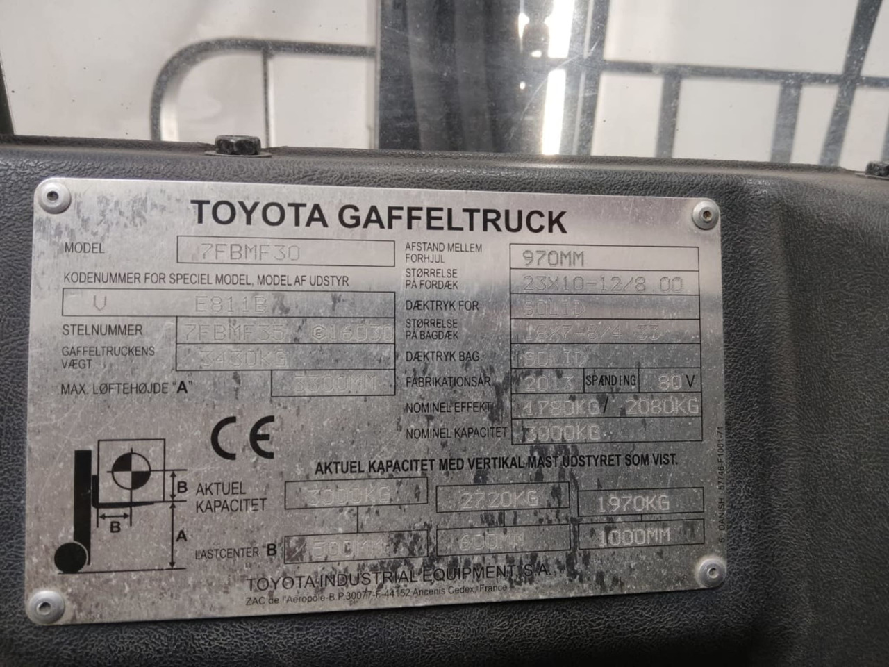 Toyota 7FBMF30 - Električni viljuškar: slika 2 Toyota 7FBMF30 - Električni viljuškar: slika 2