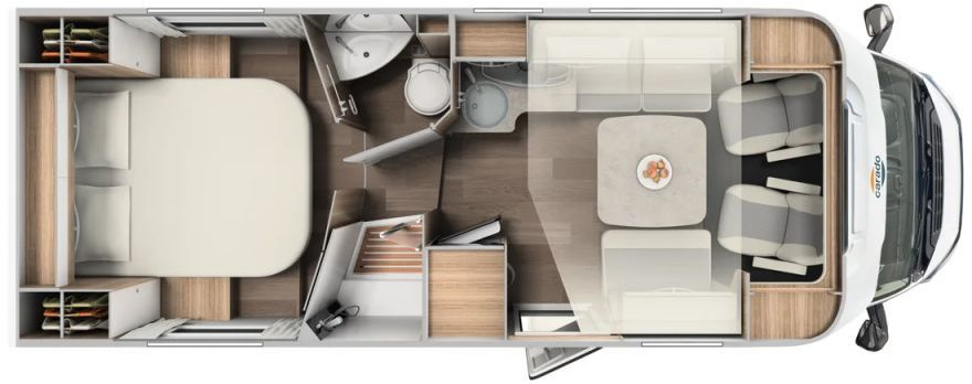 Carado T 459 Edition15 Solar, WR, RFK, SAT/TV uvm.+++ - Poluintegrisani kamper: slika 2 Carado T 459 Edition15 Solar, WR, RFK, SAT/TV uvm.+++ - Poluintegrisani kamper: slika 2