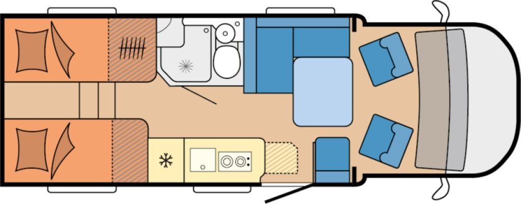 Hobby PRESTIGE T 710 GE 2026 180PS Autom. Voll LED +++ - Poluintegrisani kamper: slika 2 Hobby PRESTIGE T 710 GE 2026 180PS Autom. Voll LED +++ - Poluintegrisani kamper: slika 2