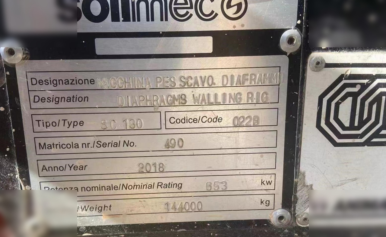 2018 SOILMEC SC130HD TIGER - Veliki kamon za bušenje: slika 4 2018 SOILMEC SC130HD TIGER - Veliki kamon za bušenje: slika 4