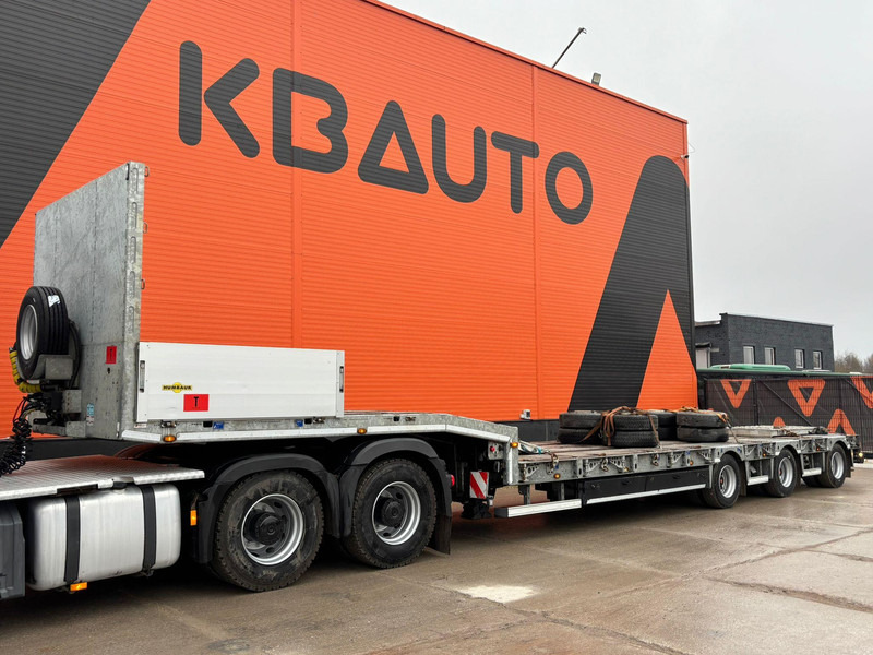 Humbaur HTS30 SCHRAG SAF AXLES / REAR AXLE STEERING - Niska poluprikolica za prevoz: slika 1 Humbaur HTS30 SCHRAG SAF AXLES / REAR AXLE STEERING - Niska poluprikolica za prevoz: slika 1