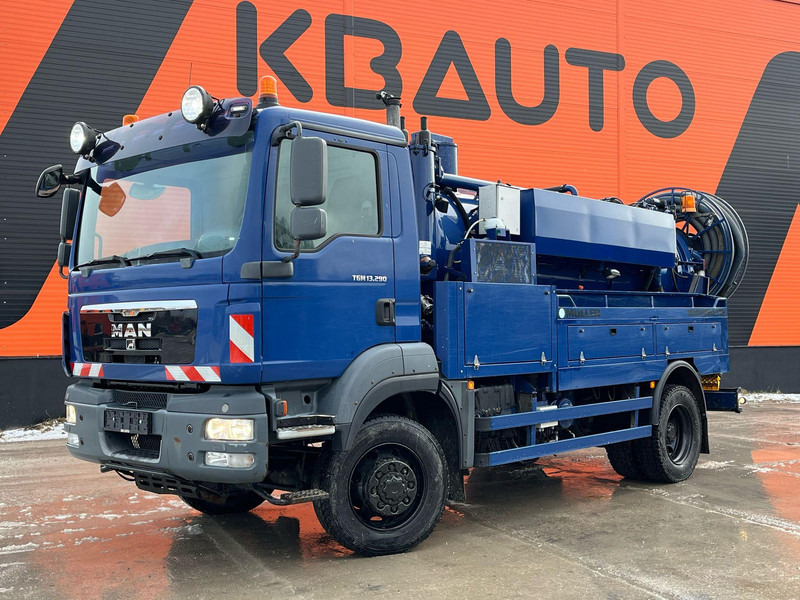 MAN TGM 13.290 4x4 TANK 6500 l / VACUUM Vacustar W900R / PRESSURE Pratissoli KE28 - 61 l/min - 150 bar - Vakuumska cisterna: slika 1 MAN TGM 13.290 4x4 TANK 6500 l / VACUUM Vacustar W900R / PRESSURE Pratissoli KE28 - 61 l/min - 150 bar - Vakuumska cisterna: slika 1