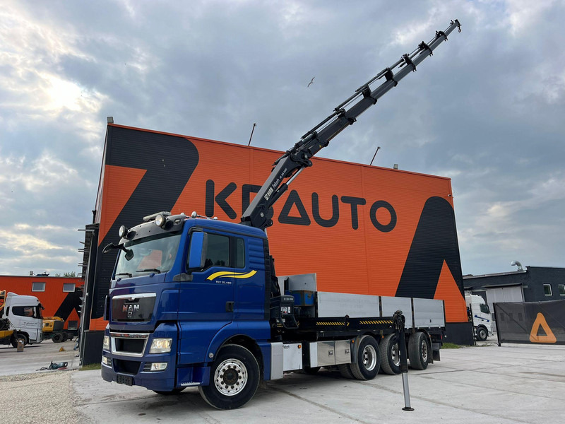 MAN TGX 35.480 8x4*4 HIAB 288E-7 / PLATFORM L=6397 mm - Kamion sa tovarnim sandukom, Kamion sa dizalicom: slika 1 MAN TGX 35.480 8x4*4 HIAB 288E-7 / PLATFORM L=6397 mm - Kamion sa tovarnim sandukom, Kamion sa dizalicom: slika 1