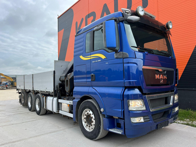 MAN TGX 35.480 8x4*4 HIAB 288E-7 / PLATFORM L=6397 mm - Kamion sa tovarnim sandukom, Kamion sa dizalicom: slika 4 MAN TGX 35.480 8x4*4 HIAB 288E-7 / PLATFORM L=6397 mm - Kamion sa tovarnim sandukom, Kamion sa dizalicom: slika 4