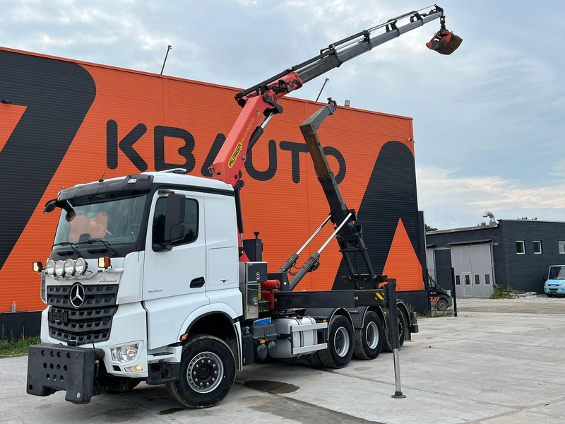 Mercedes-Benz Arocs 3242 8x4 PK22002 / RETARDER / SNOW PLOW EQUIPMENT / GRAPPLE - Kamion sa hidrauličnom kukom, Kamion sa dizalicom: slika 1 Mercedes-Benz Arocs 3242 8x4 PK22002 / RETARDER / SNOW PLOW EQUIPMENT / GRAPPLE - Kamion sa hidrauličnom kukom, Kamion sa dizalicom: slika 1