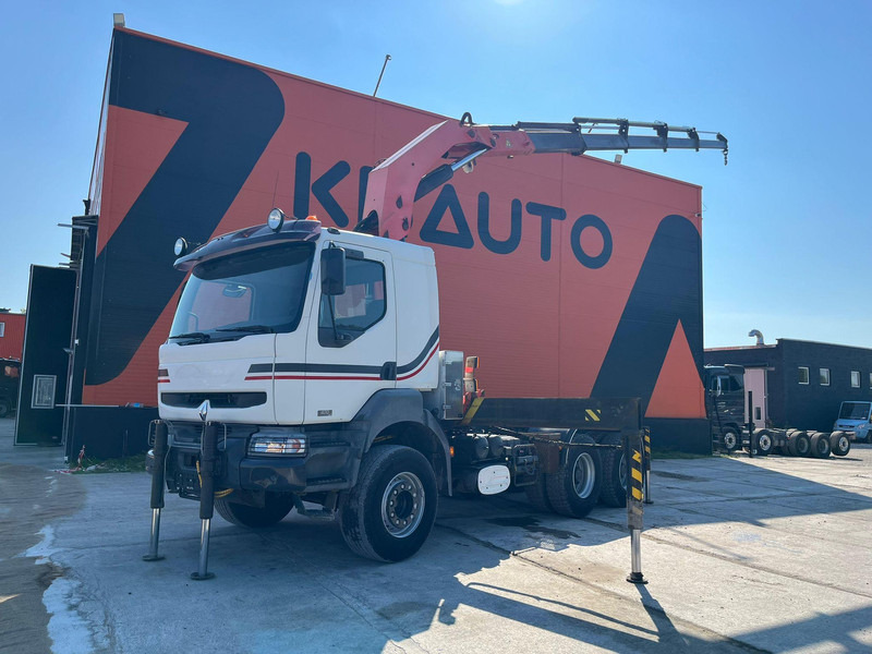 Renault 420 DCI 6x4 PK 32080 / FULL STEEL - Kamion sa tovarnim sandukom, Kamion sa dizalicom: slika 1 Renault 420 DCI 6x4 PK 32080 / FULL STEEL - Kamion sa tovarnim sandukom, Kamion sa dizalicom: slika 1
