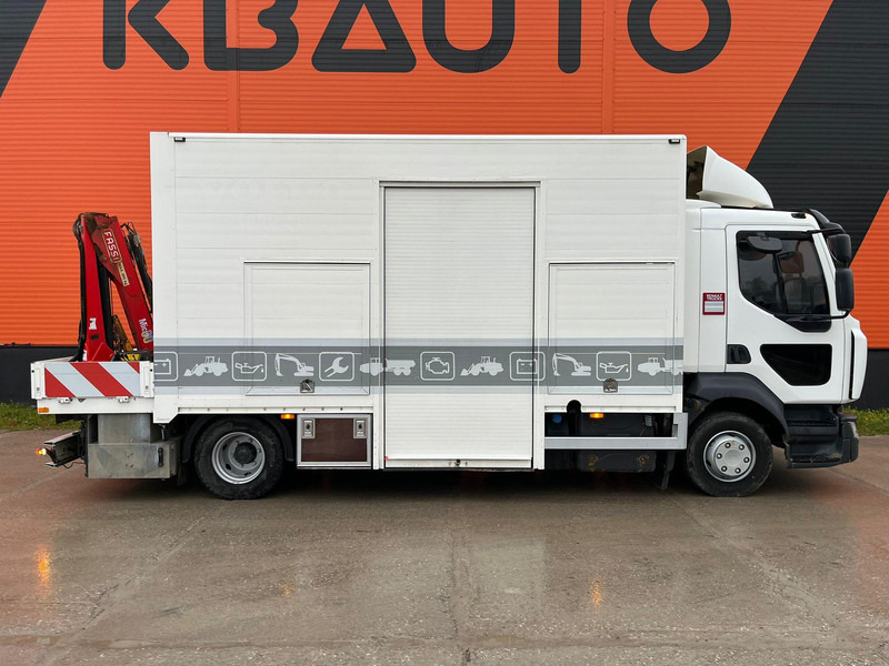 Renault D12 4x2 WORKSHOP ON WHEELS / FASSI M30A.13 / BOX L=4459 mm - Kamion sa tovarnim sandukom, Kamion sa dizalicom: slika 4 Renault D12 4x2 WORKSHOP ON WHEELS / FASSI M30A.13 / BOX L=4459 mm - Kamion sa tovarnim sandukom, Kamion sa dizalicom: slika 4
