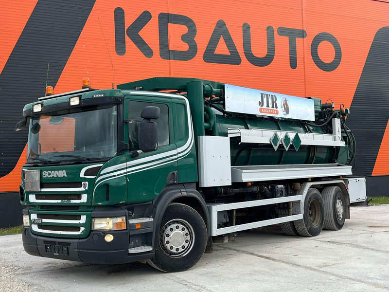 Scania P 360 6x2*4 Larsen A/S TANK 10000 l / VACUUM Vacustar W1300R / PRESSURE Uraca F716 - Vakuumska cisterna: slika 1 Scania P 360 6x2*4 Larsen A/S TANK 10000 l / VACUUM Vacustar W1300R / PRESSURE Uraca F716 - Vakuumska cisterna: slika 1