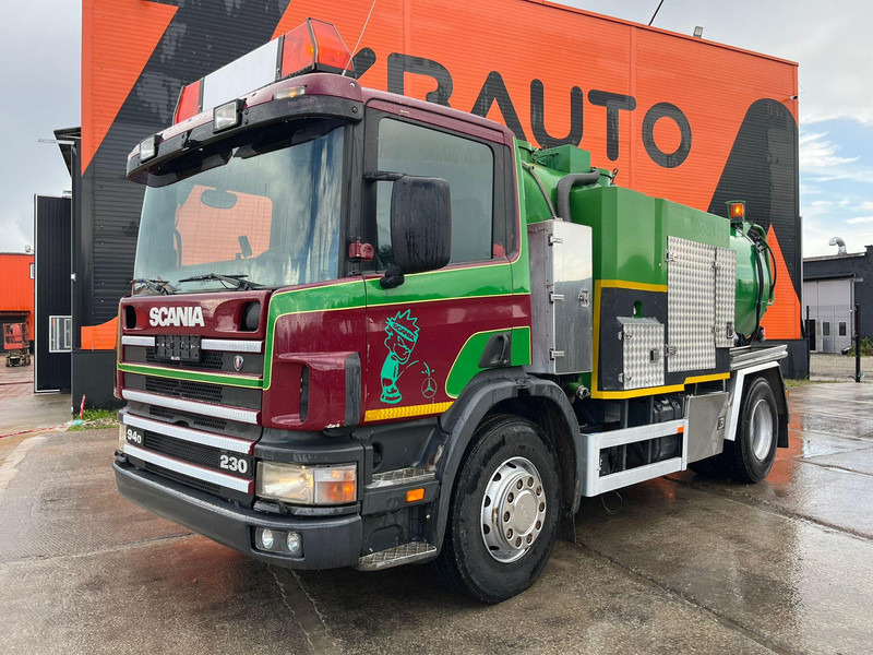 Scania P 94 4x2 TANK 9000 I + 1200 l / VACUUM Jurop PR150 / PRESSURE Pratissoli 150 bar / 102 l/min - Vakuumska cisterna: slika 2 Scania P 94 4x2 TANK 9000 I + 1200 l / VACUUM Jurop PR150 / PRESSURE Pratissoli 150 bar / 102 l/min - Vakuumska cisterna: slika 2