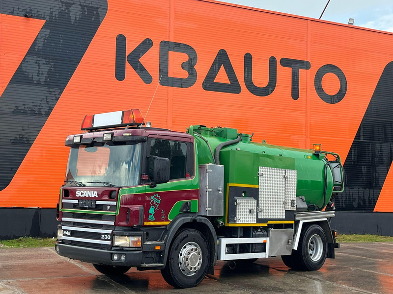 Scania P 94 4x2 TANK 9000 I + 1200 l / VACUUM Jurop PR150 / PRESSURE Pratissoli 150 bar / 102 l/min - Vakuumska cisterna: slika 1 Scania P 94 4x2 TANK 9000 I + 1200 l / VACUUM Jurop PR150 / PRESSURE Pratissoli 150 bar / 102 l/min - Vakuumska cisterna: slika 1