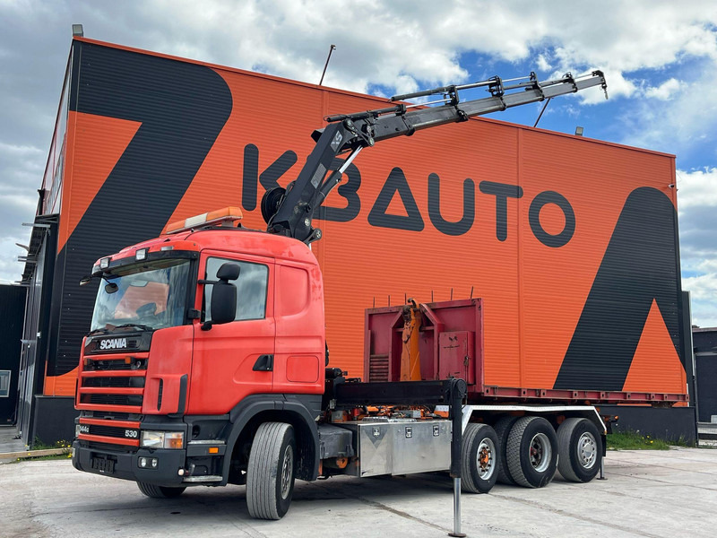 Scania R 144 8x2/4 HIAB 211EP-5 YEAR 2008 / HOOK LIFT L=5400 mm - Kamion sa hidrauličnom kukom, Kamion sa dizalicom: slika 1 Scania R 144 8x2/4 HIAB 211EP-5 YEAR 2008 / HOOK LIFT L=5400 mm - Kamion sa hidrauličnom kukom, Kamion sa dizalicom: slika 1