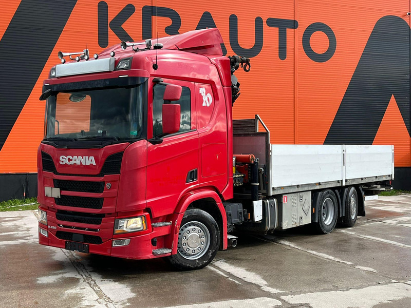Scania R 450 6x2*4 PK 26002 / PLATFORM L=6482 mm - Kamion sa tovarnim sandukom, Kamion sa dizalicom: slika 2 Scania R 450 6x2*4 PK 26002 / PLATFORM L=6482 mm - Kamion sa tovarnim sandukom, Kamion sa dizalicom: slika 2