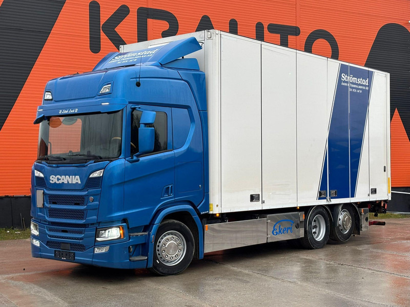 Scania R 500 6x2*4 RETARDER / BOX L=7384 mm - Kamion sa zatvorenim sandukom: slika 1 Scania R 500 6x2*4 RETARDER / BOX L=7384 mm - Kamion sa zatvorenim sandukom: slika 1