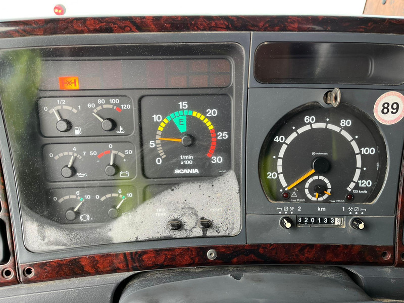 Istovarivač Scania T 144 460 6x2 V8 TORPEDO / FULL STEEL / DRUM BRAKES / BIG AXLE / BOX L=4701 mm: slika 18