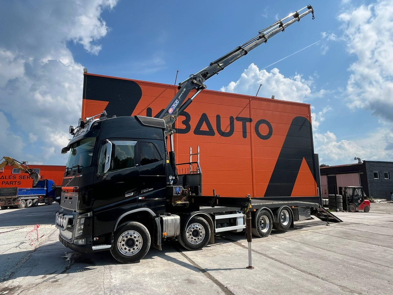 Volvo FH 16 750 8x4 HMF2620K-5 / WINCH / PLATFORM L=7100 mm - Kamion sa tovarnim sandukom, Kamion sa dizalicom: slika 1 Volvo FH 16 750 8x4 HMF2620K-5 / WINCH / PLATFORM L=7100 mm - Kamion sa tovarnim sandukom, Kamion sa dizalicom: slika 1
