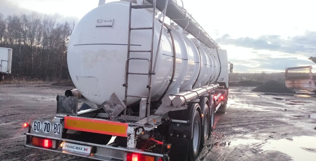 Guhur ADR L4BN/ chemiczna / polyester / poj. 24.600L - Poluprikolica cisterna: slika 3 Guhur ADR L4BN/ chemiczna / polyester / poj. 24.600L - Poluprikolica cisterna: slika 3