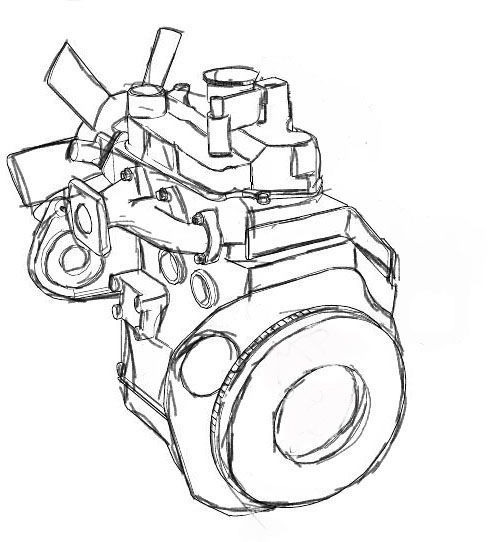 Komatsu 4D84 - Motor za Građevinska mašina: slika 1 Komatsu 4D84 - Motor za Građevinska mašina: slika 1