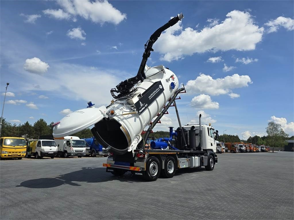 Scania Saugbagger Larsen FlexVac 311 Vacuum suction loade - Korisno/ Posebno vozilo: slika 1 Scania Saugbagger Larsen FlexVac 311 Vacuum suction loade - Korisno/ Posebno vozilo: slika 1