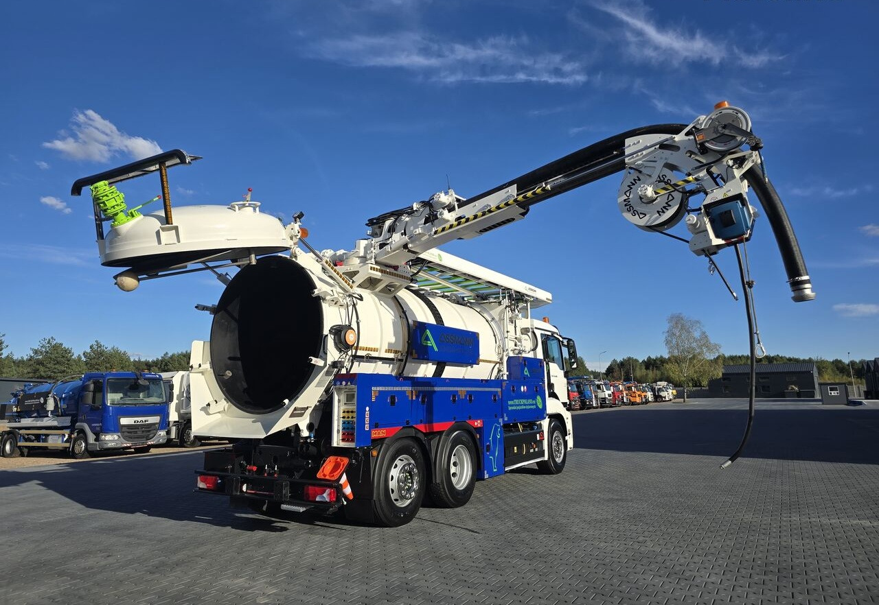 Vakuumska cisterna MAN ASSMANN ADR KOMBI FOR CLEANING CANALS WUKO: slika 1