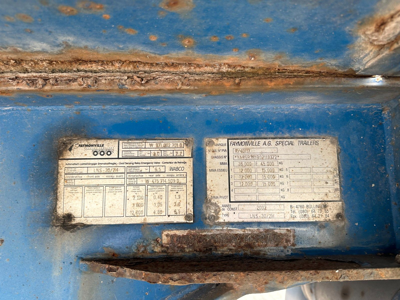 Faymonville 3 achs nachläufer - Niska poluprikolica za prevoz: slika 3 Faymonville 3 achs nachläufer - Niska poluprikolica za prevoz: slika 3