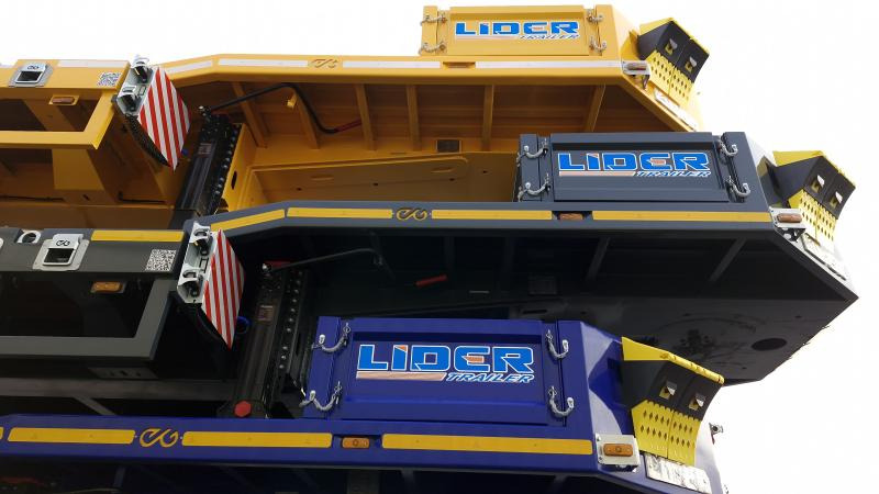 Lider trailer (Export Afrique) Porte-Char lames 4 essieux - Niska poluprikolica za prevoz: slika 3 Lider trailer (Export Afrique) Porte-Char lames 4 essieux - Niska poluprikolica za prevoz: slika 3