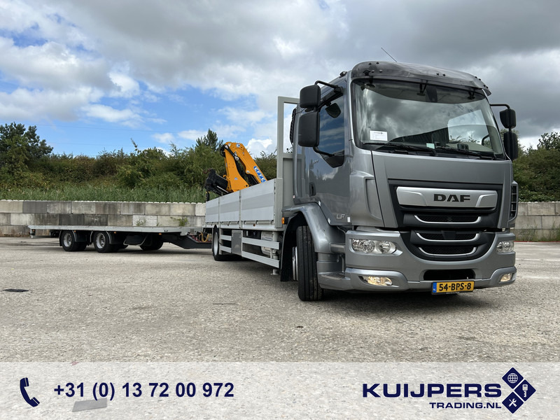 DAF LF 320 FA 19T + Burg BPM 0018 Trailer / Effer 175.2/c3s Crane / NL Combi - Kamion sa dizalicom: slika 1 DAF LF 320 FA 19T + Burg BPM 0018 Trailer / Effer 175.2/c3s Crane / NL Combi - Kamion sa dizalicom: slika 1