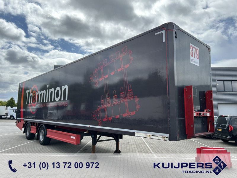 Groenewegen Jumbo DRO-14-18 / Box Trailer / 2x Stuuras / Laadklep / APK 06-26 - Poluprikolica sa zatvorenim sandukom: slika 1 Groenewegen Jumbo DRO-14-18 / Box Trailer / 2x Stuuras / Laadklep / APK 06-26 - Poluprikolica sa zatvorenim sandukom: slika 1