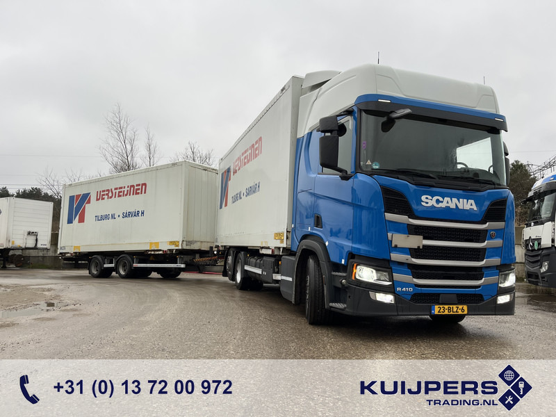 Scania R410 Highline / BDF Box + Wecon AWZ 218 / BDF Box / 448 dkm / NL Truck + Trailer - Kamion za prevoz kontejnera/ Kamion sa promenjivim sandukom: slika 1 Scania R410 Highline / BDF Box + Wecon AWZ 218 / BDF Box / 448 dkm / NL Truck + Trailer - Kamion za prevoz kontejnera/ Kamion sa promenjivim sandukom: slika 1