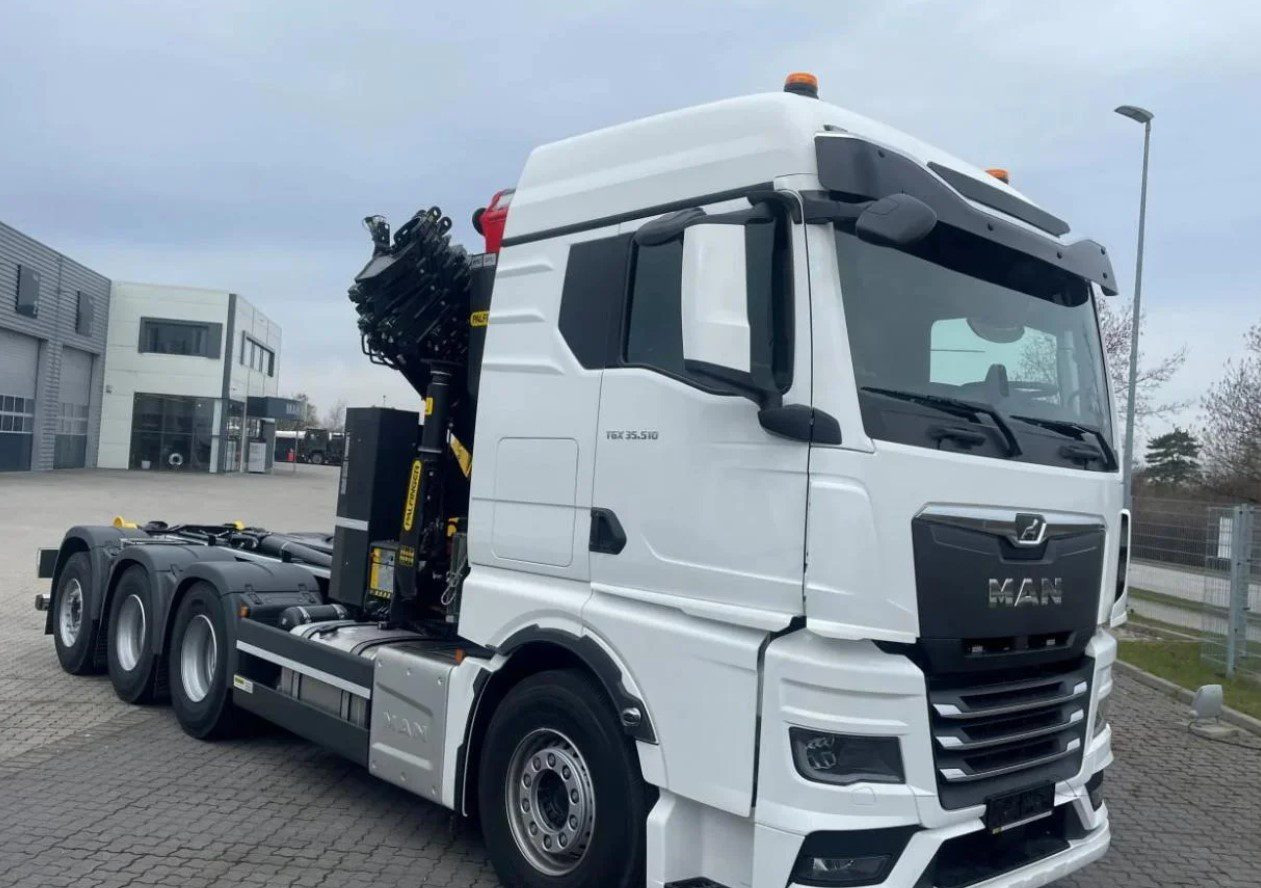 MAN TGS 35.510 8×4 Tridem kranväxlare Palfinger - Kamion sa hidrauličnom kukom, Kamion sa dizalicom: slika 2 MAN TGS 35.510 8×4 Tridem kranväxlare Palfinger - Kamion sa hidrauličnom kukom, Kamion sa dizalicom: slika 2