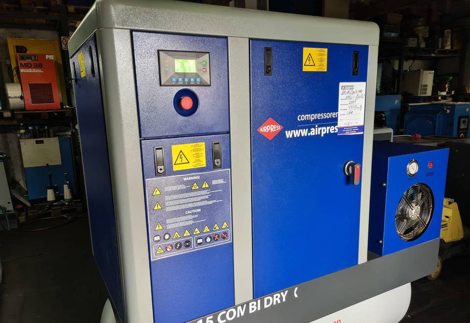 Kompresor śrubowy AIRPRESS APS 15 COMBI DRY X, 11 kw, 2021r - Kompresor za vazduh: slika 3 Kompresor śrubowy AIRPRESS APS 15 COMBI DRY X, 11 kw, 2021r - Kompresor za vazduh: slika 3