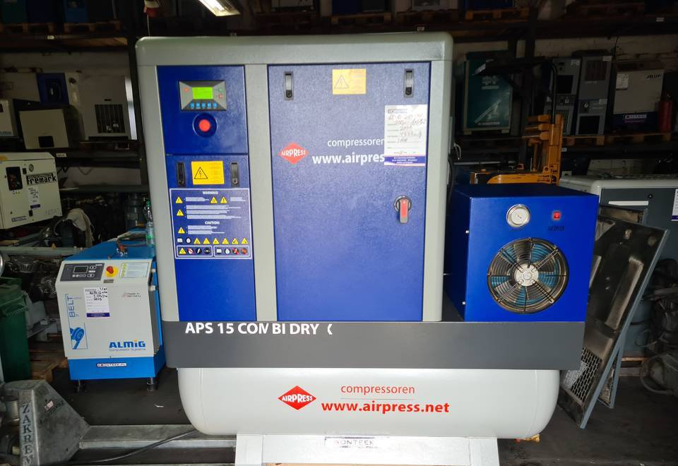 Kompresor śrubowy AIRPRESS APS 15 COMBI DRY X, 11 kw, 2021r - Kompresor za vazduh: slika 1 Kompresor śrubowy AIRPRESS APS 15 COMBI DRY X, 11 kw, 2021r - Kompresor za vazduh: slika 1