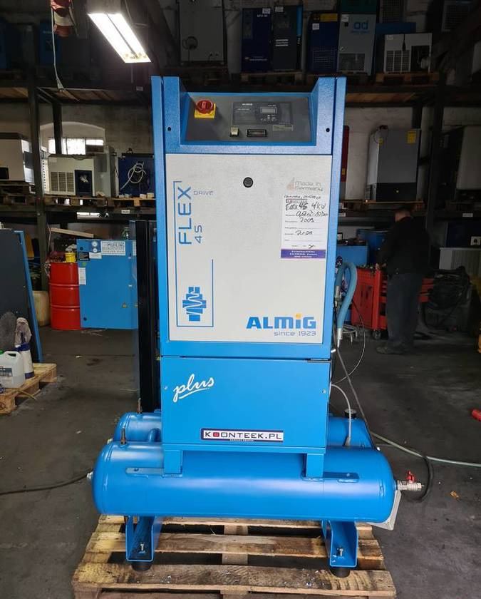 Kompresor śrubowy Almig Flex 4S, 4 kw - Kompresor za vazduh: slika 5 Kompresor śrubowy Almig Flex 4S, 4 kw - Kompresor za vazduh: slika 5