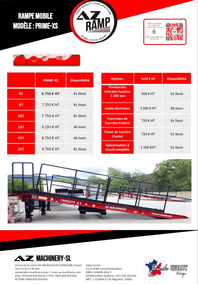 AZ RAMP PRIME XS-6 mobile loading ramp - Utovarna rampa: slika 4 AZ RAMP PRIME XS-6 mobile loading ramp - Utovarna rampa: slika 4