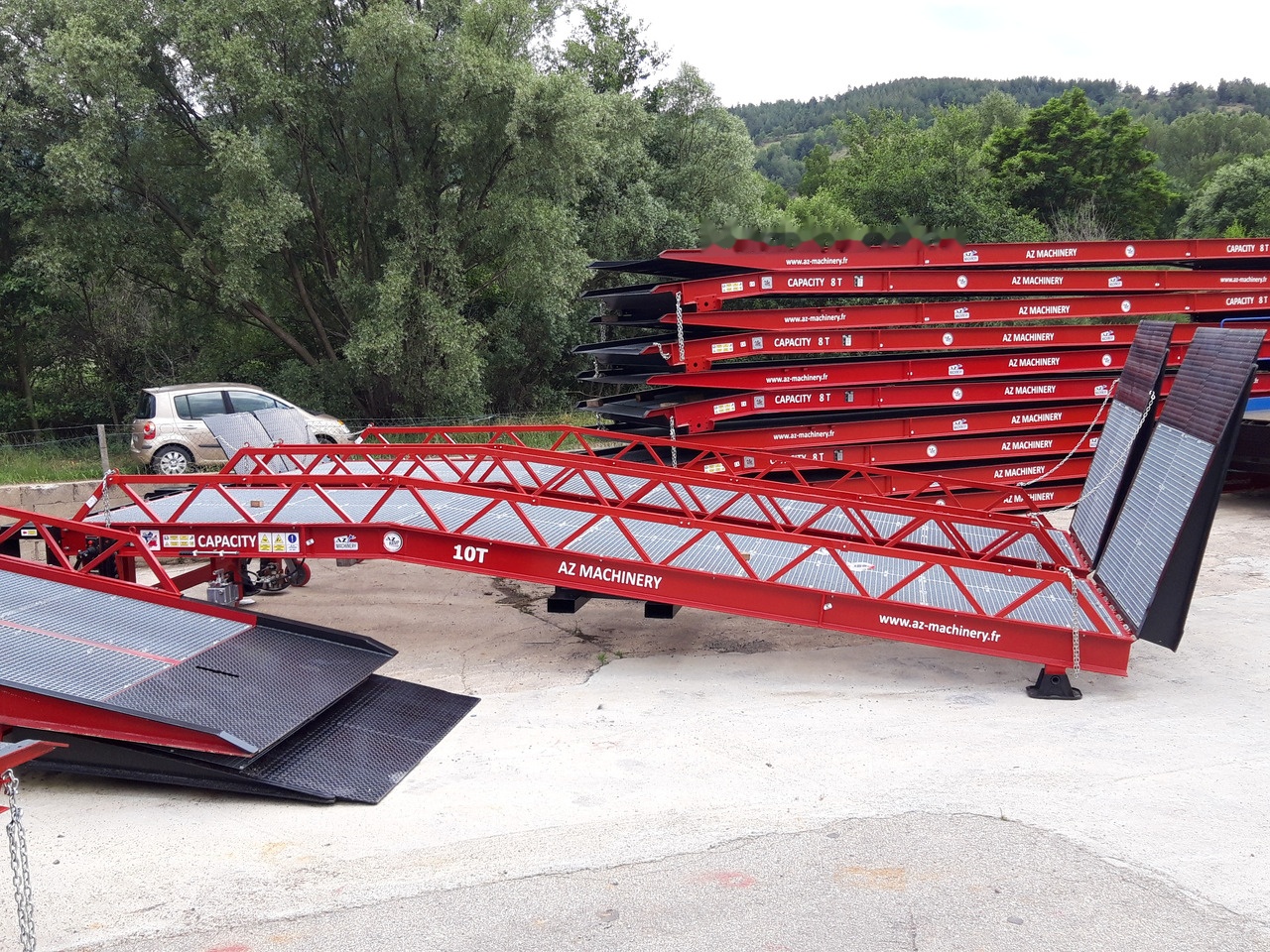 Utovarna rampa novi AZ RAMP STAR- 10T-ZR mobile loading ramp: slika 29