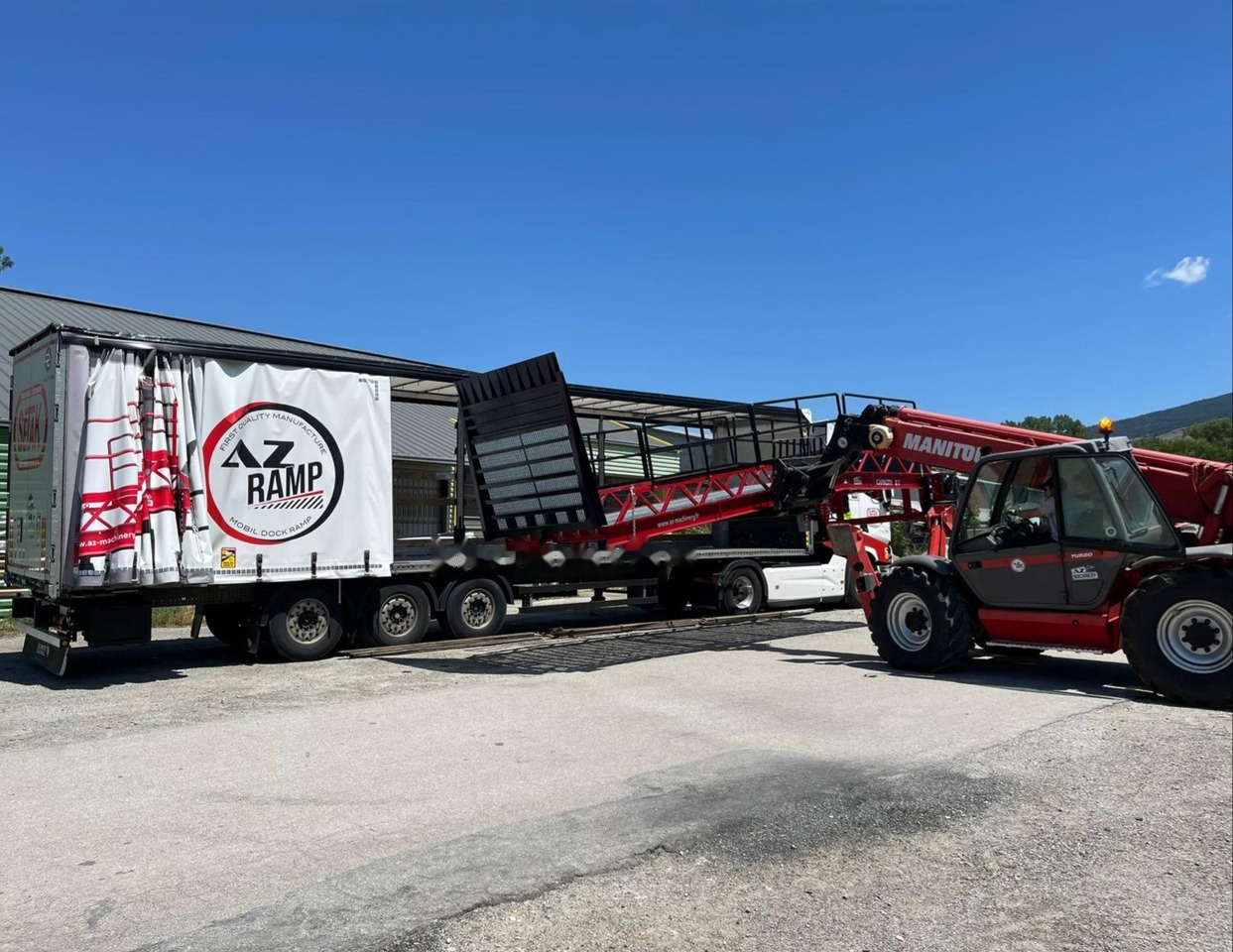 Utovarna rampa novi AZ RAMP STAR- 10T-ZR mobile loading ramp: slika 22
