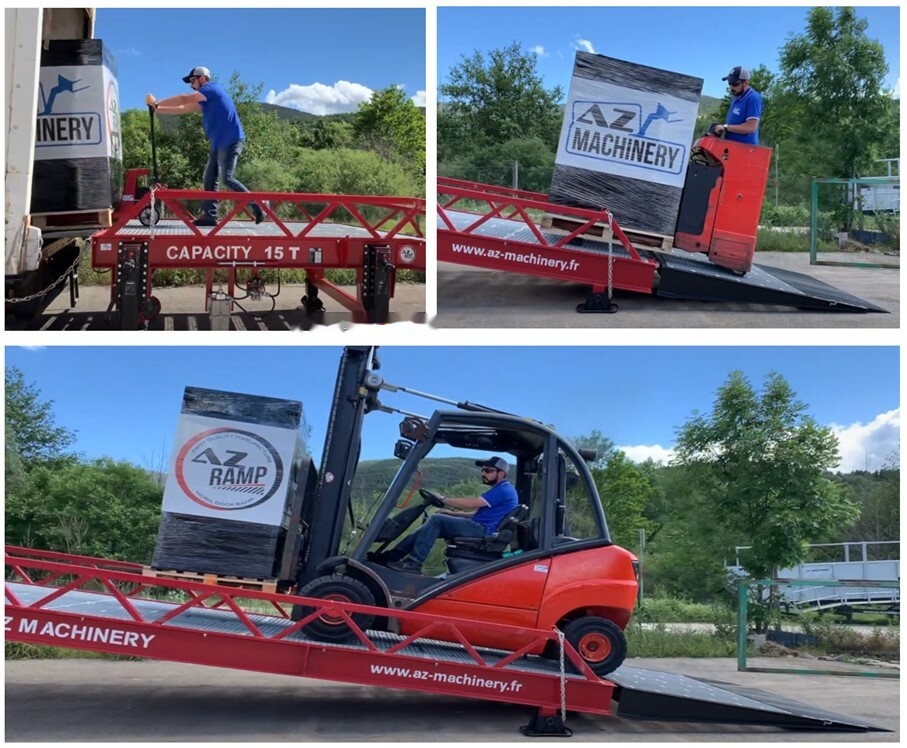 Utovarna rampa novi AZ RAMP STAR- 10T-ZR mobile loading ramp: slika 11