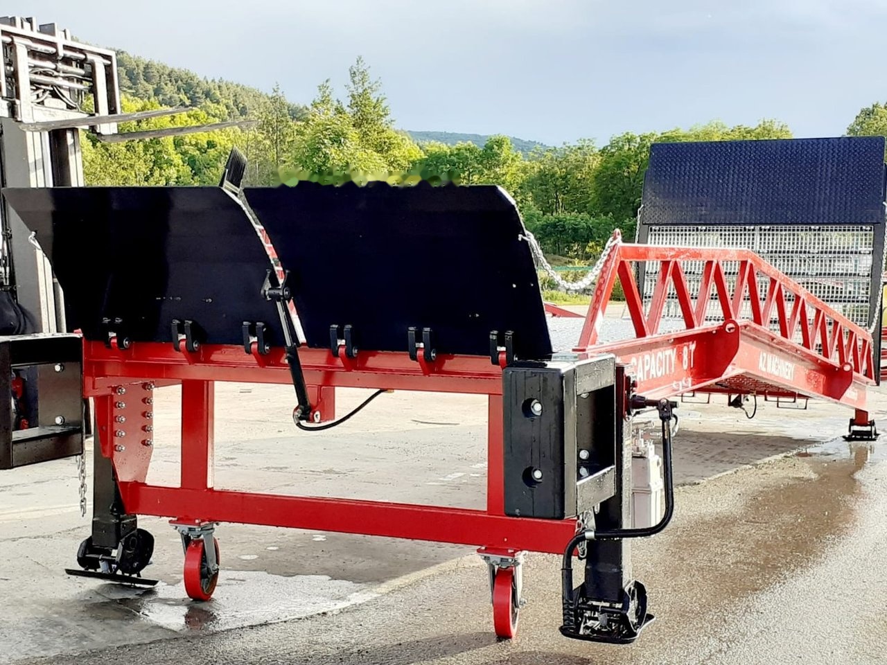 Utovarna rampa novi AZ RAMP STAR- 10T-ZR mobile loading ramp: slika 17