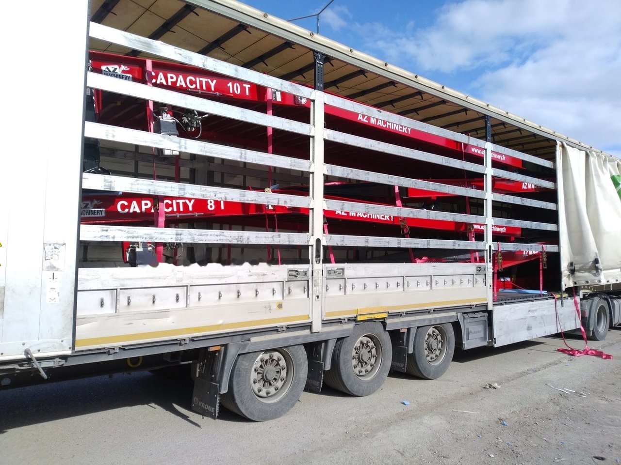 Utovarna rampa novi AZ RAMP STAR- 10T-ZR mobile loading ramp: slika 14