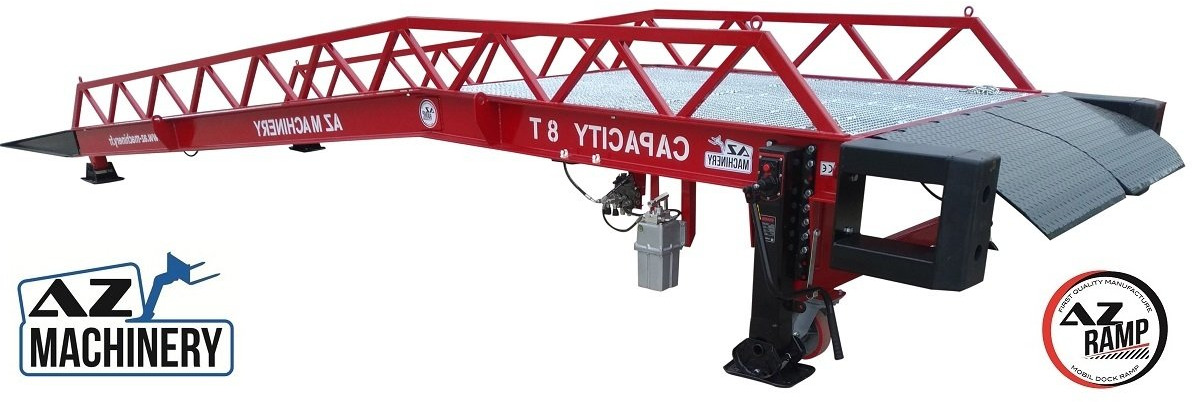 Loading Ramp with with electric tilting bridge - AZ RAMP - STAR- 10T-ZR-E. 10 ton capacity - Utovarna rampa: slika 1 Loading Ramp with with electric tilting bridge - AZ RAMP - STAR- 10T-ZR-E. 10 ton capacity - Utovarna rampa: slika 1