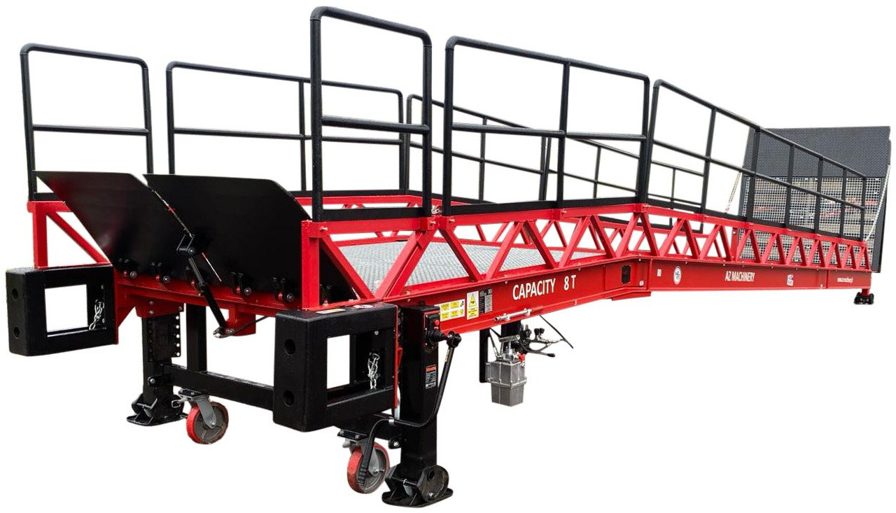 **RENTAL** Loading Ramp with with hydraulic tilting bridge - AZ RAMP - STAR- 8T. 8 ton capacity - Utovarna rampa: slika 1 **RENTAL** Loading Ramp with with hydraulic tilting bridge - AZ RAMP - STAR- 8T. 8 ton capacity - Utovarna rampa: slika 1