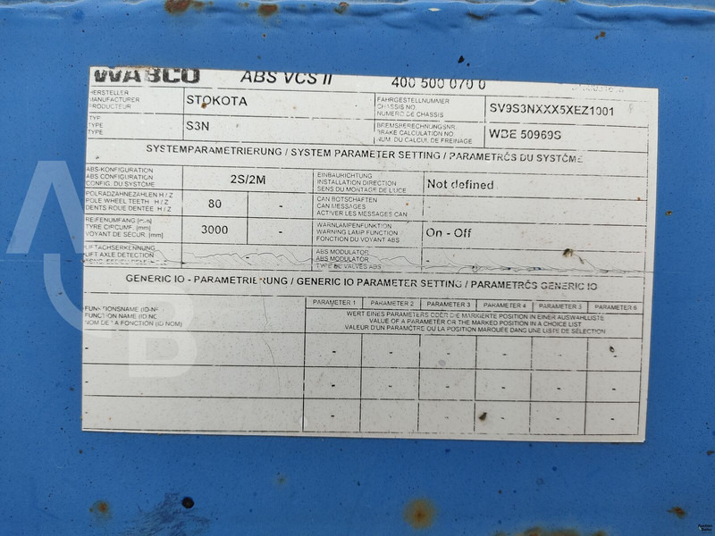 Niska poluprikolica za prevoz Stokota S3N: slika 17 Niska poluprikolica za prevoz Stokota S3N: slika 17