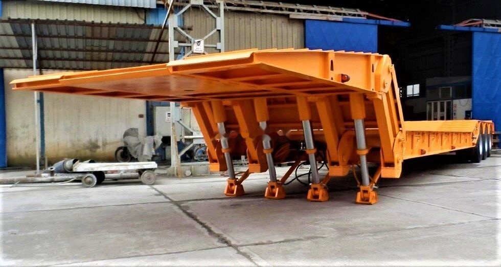 AME 100 Ton, Front Loading 4 Axle Lowbed Semi Trailer - Niska poluprikolica za prevoz: slika 2 AME 100 Ton, Front Loading 4 Axle Lowbed Semi Trailer - Niska poluprikolica za prevoz: slika 2