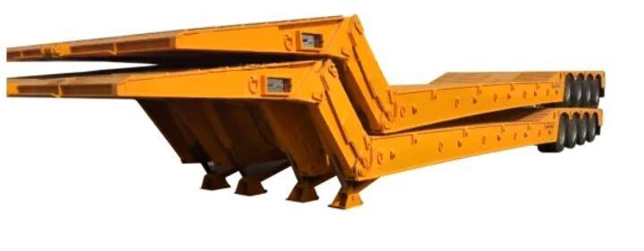 AME 100 Ton, Front Loading 4 Axle Lowbed Semi Trailer - Niska poluprikolica za prevoz: slika 1 AME 100 Ton, Front Loading 4 Axle Lowbed Semi Trailer - Niska poluprikolica za prevoz: slika 1